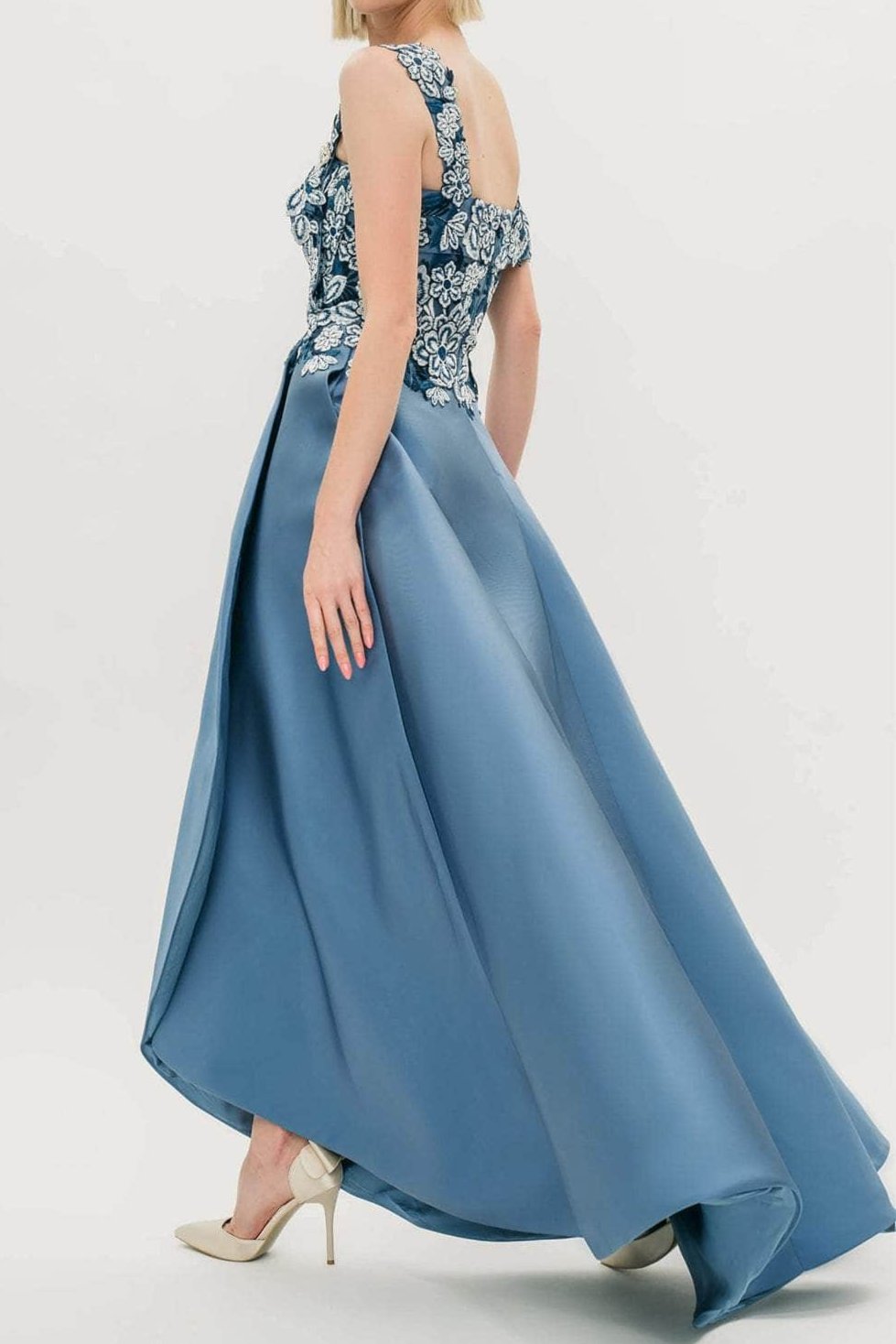 Formal Women's Dresses Handmade Strapless A-Line One Shoulder Embroidered Prom Gown Sleeveless Floor Length Prom Dresses Stores